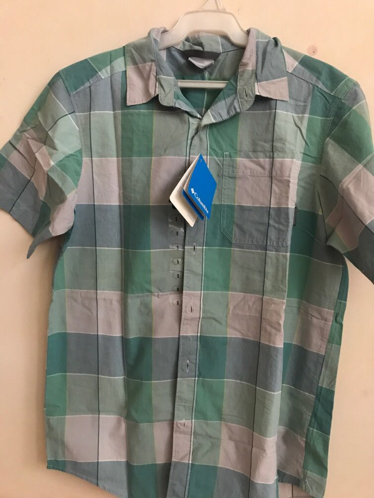 green checkered polo