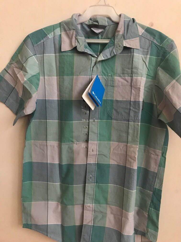 Green checkered polo discount