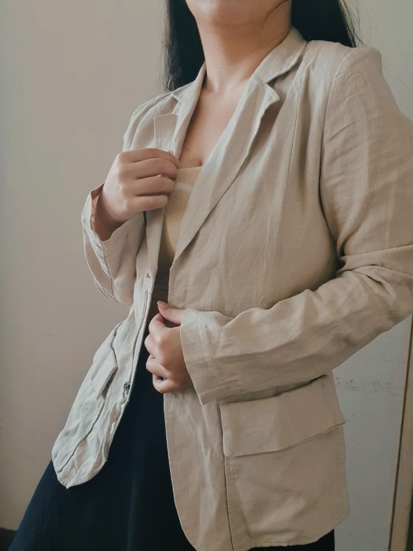 creme blazer
