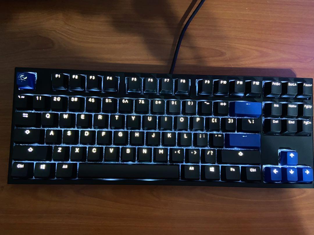 Ducky One 2 Tkl White Led 80 Red Switches Computers Tech Parts Accessories Computer Keyboard On Carousell