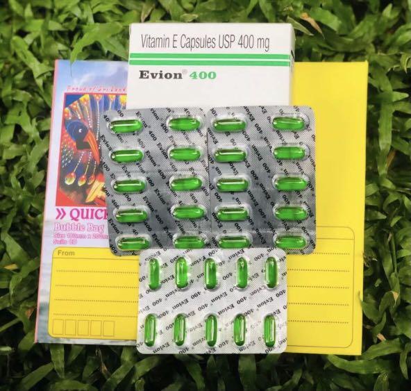 E Vitamin Capsule Vitamin E Capsules Evion 400mg Exp 17/09/2022