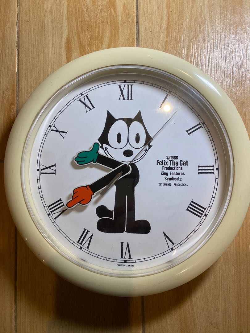 Felix the Cat vintage clock Citizen brand, Hobbies & Toys, Memorabilia