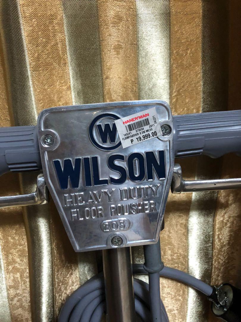 Floor Polisher Wilson Heavy Duty, Furniture & Home Living, Cleaning