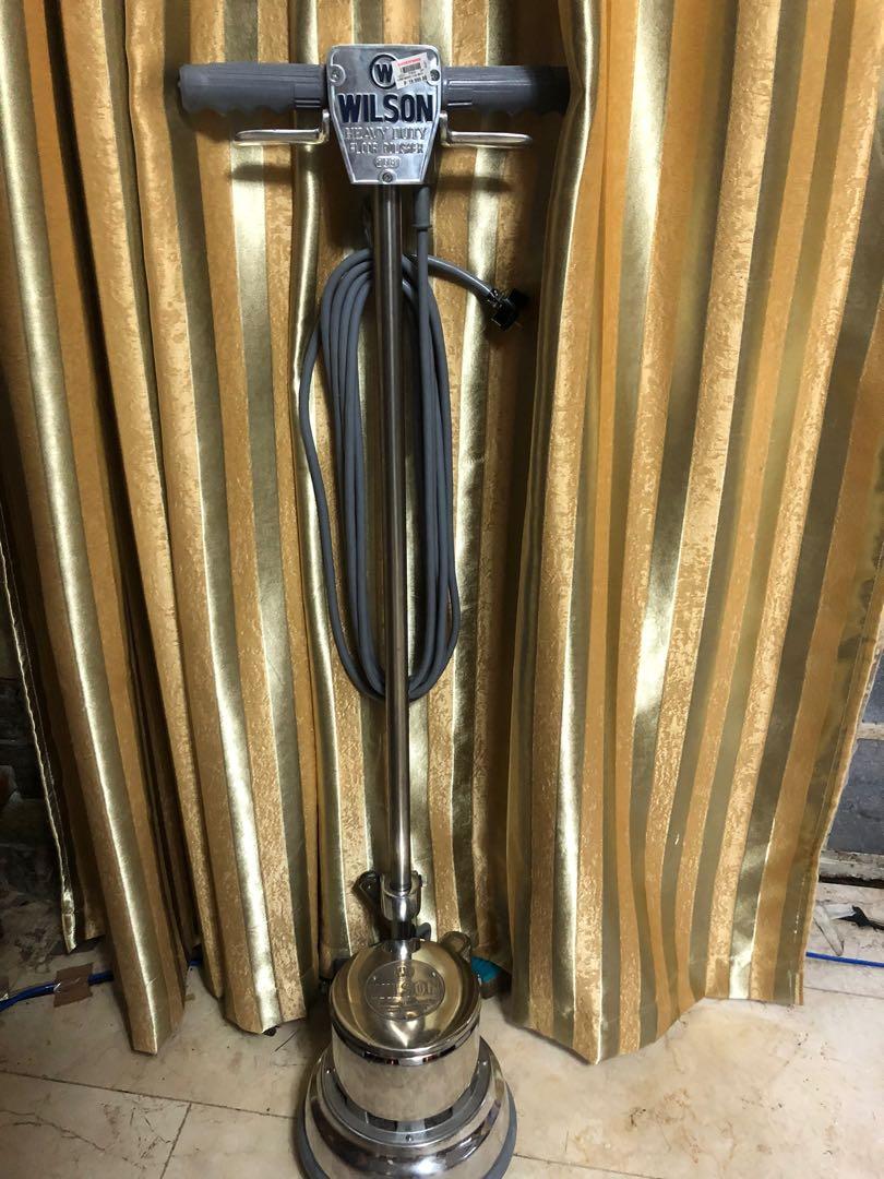 Floor Polisher Wilson Heavy Duty, Furniture & Home Living, Cleaning