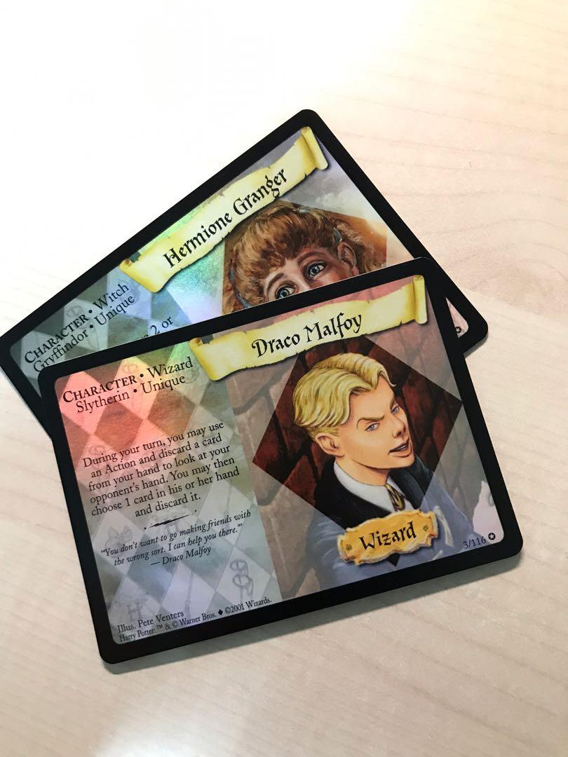 Harry Potter TCG Trading Card Game (Two Player Starter Set) 82 cards 連2張閃卡, 興趣及遊戲, 玩具 & 遊戲類