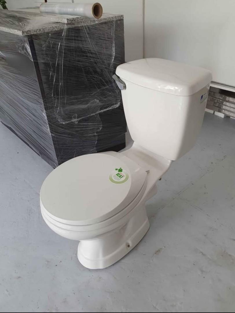 HCG water closet wall discharge toilet, Furniture & Home Living