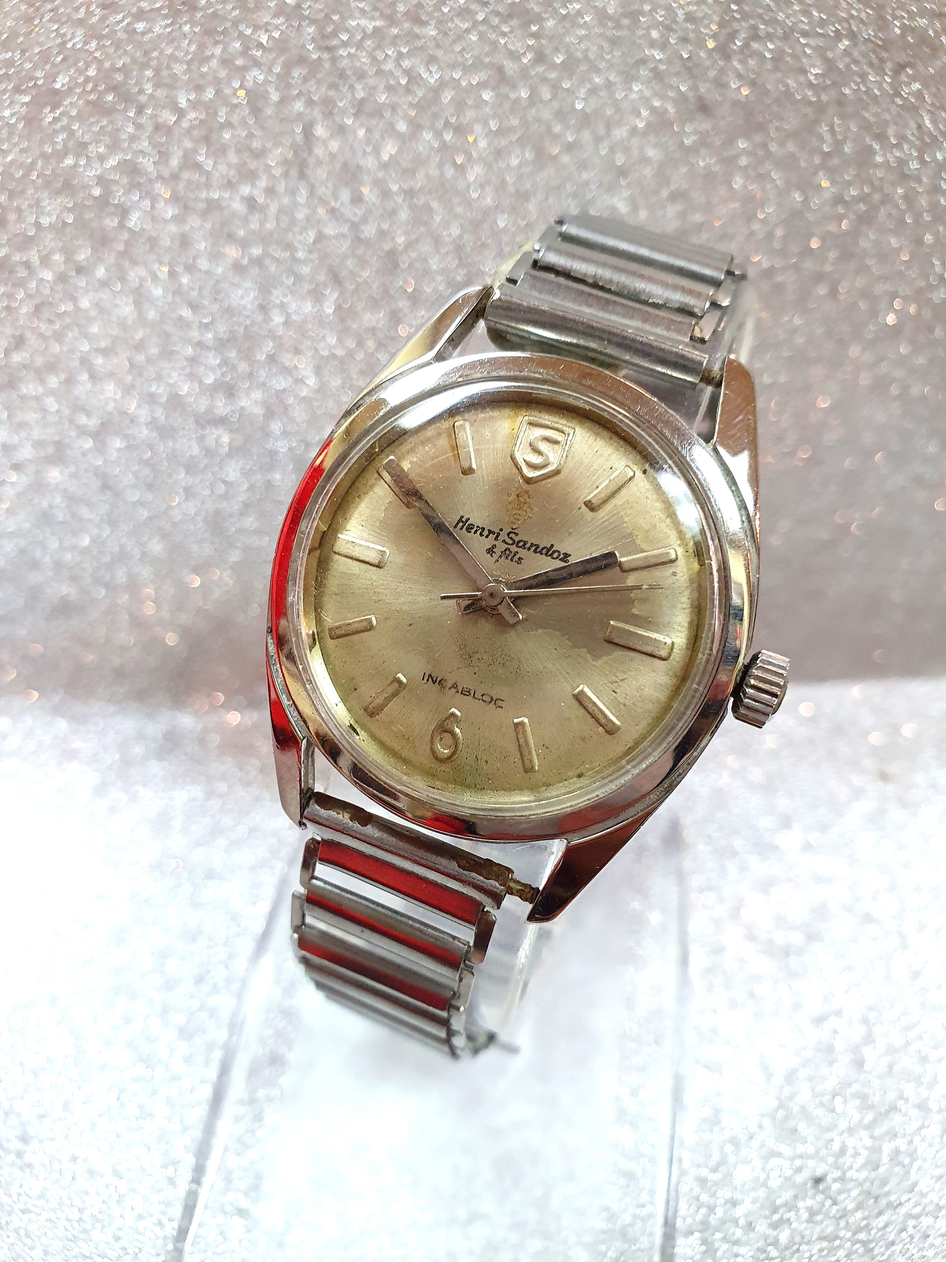 Henri Sandoz & Fils 17 Jewels Incabloc for Rs.2,500 for sale from a Private  Seller on Chrono24