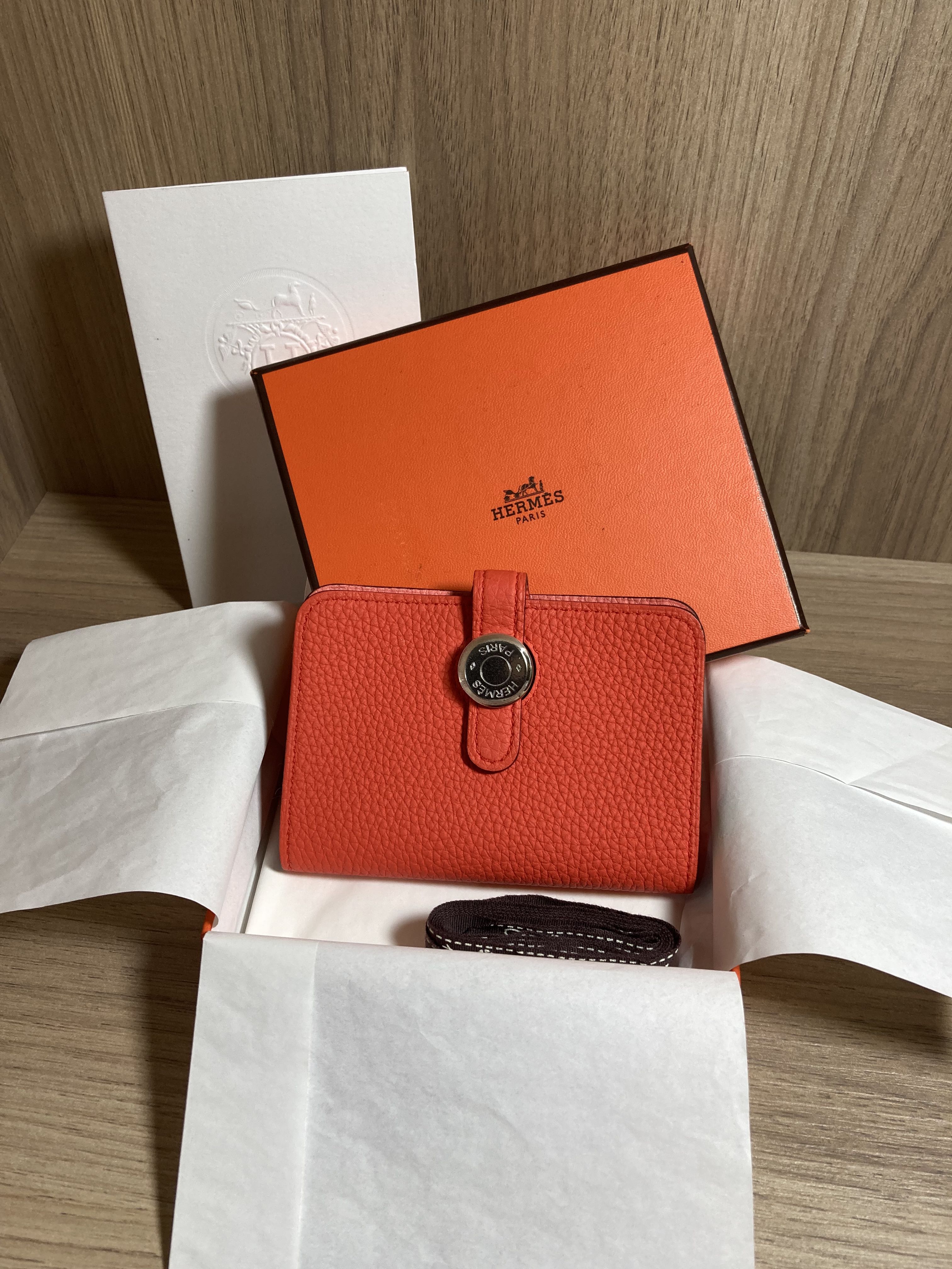 Hermes dogon card 2025 holder
