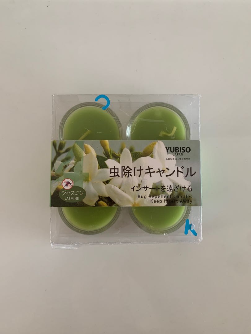 INSECT REPELLENT FRAGRANCE GREEN LIGHT SMELL CANDLE CANDLES, Furniture