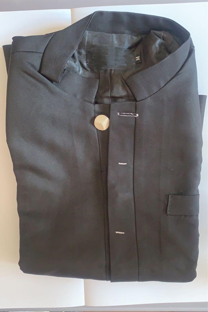 Japanese Male School Uniform Black, Men's Fashion, Tops & Sets, Sets