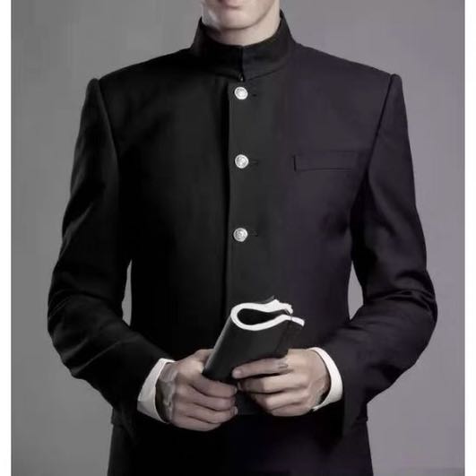 Japanese Male School Uniform Black, Men's Fashion, Tops & Sets, Sets