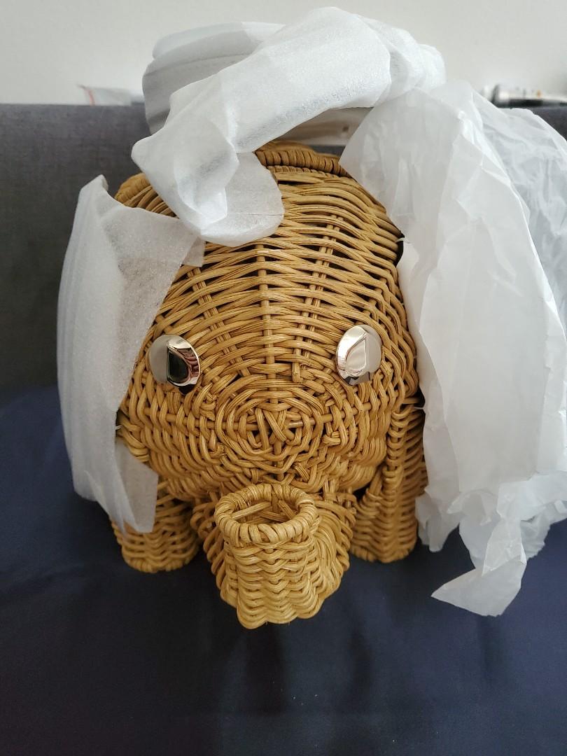 Kate spade tiny wicker large elephant crossbody