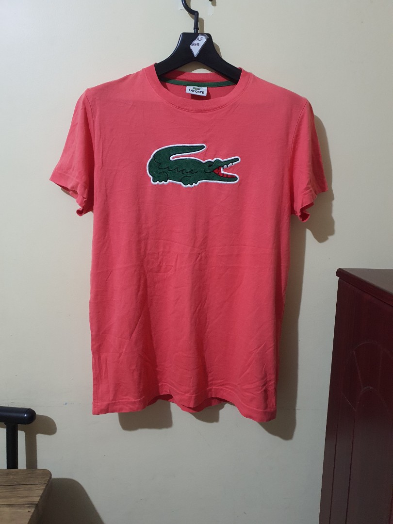 Lacoste Big Logo Size dimensions), Men's Fashion, Tops Sets, Tshirts Polo Shirts on Carousell