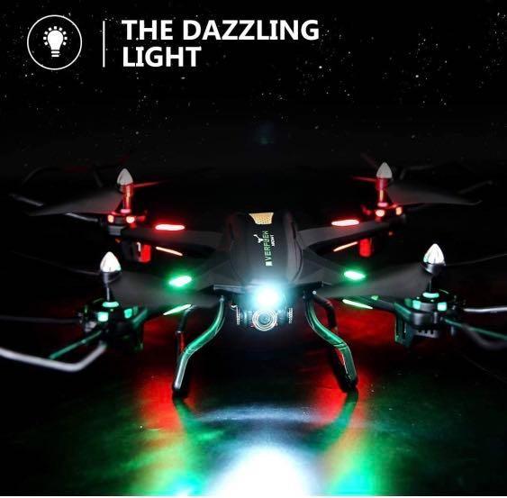 LBLA FPV Drone Helicopter with Wifi Camera Live Video Headless Mode 2.4GHz 4 CH 6 Axis Gyro RTF RC Quadcopter Compatible with 3D VR S5 2BTY