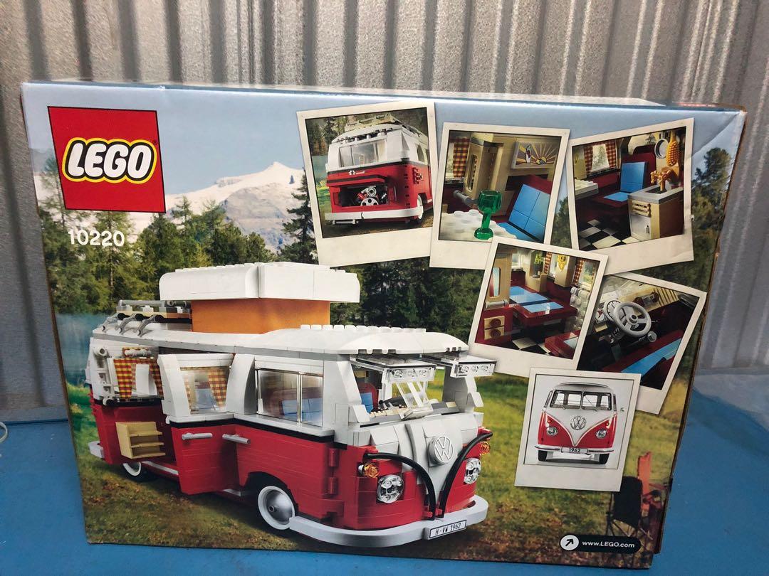 LEGO Creator Expert Volkswagen T1 Camper Lego Camper Van 10220 Construction  Set (1334 Pieces), Hobbies & Toys, Toys & Games on Carousell