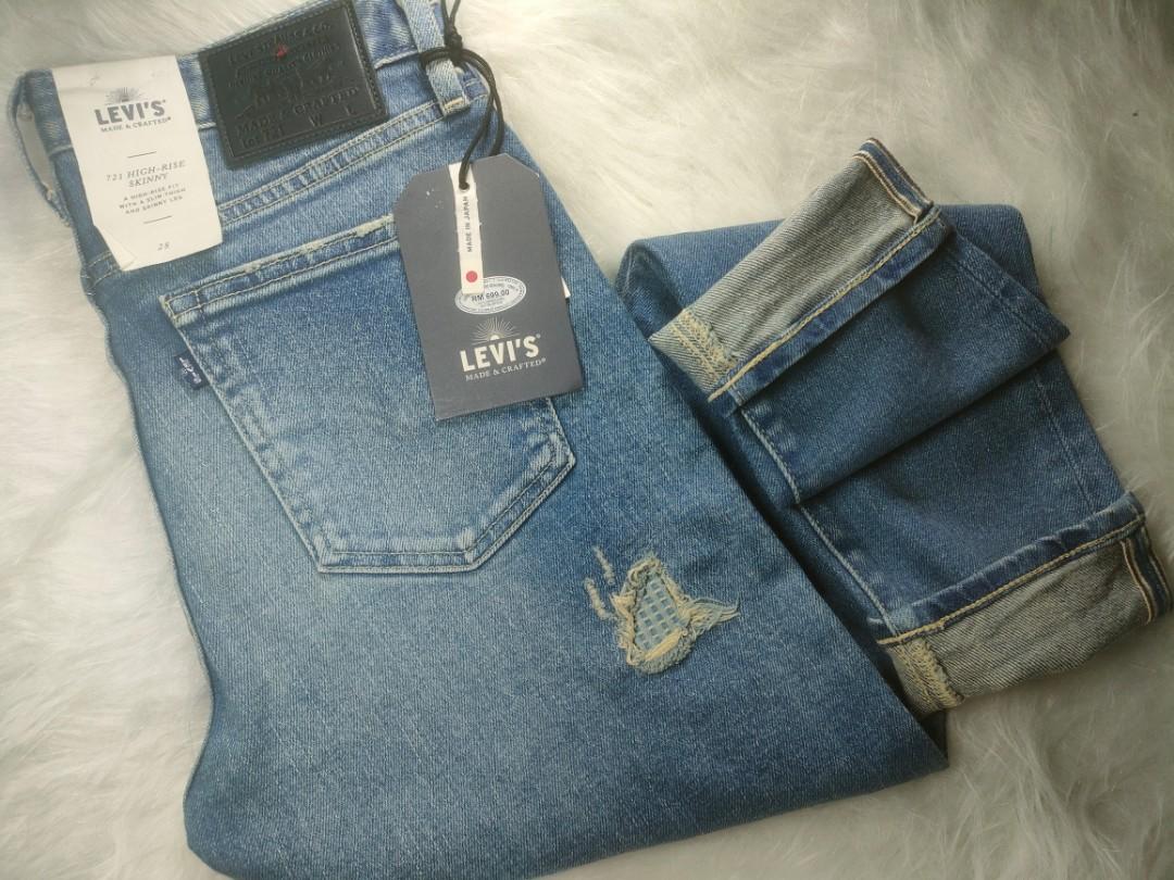 Levis made and crafted 721 sale