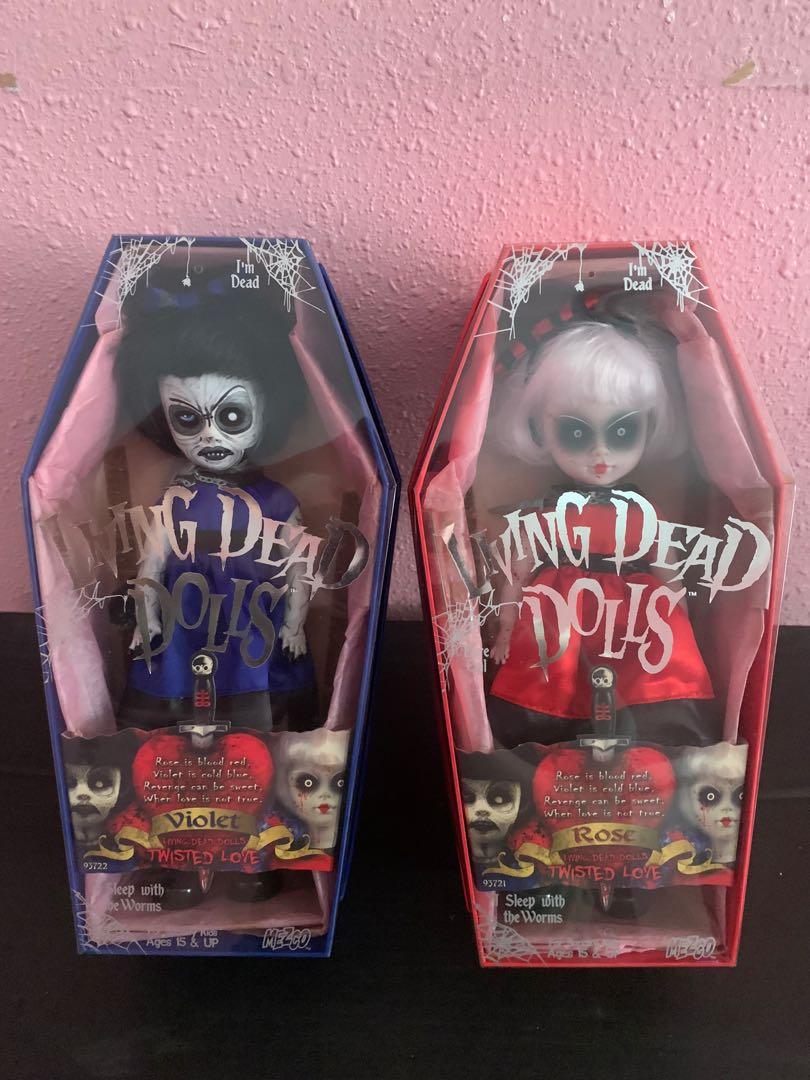 Living Dead Dolls 2010 Twisted Love - Violet and Rose, Hobbies & Toys ...