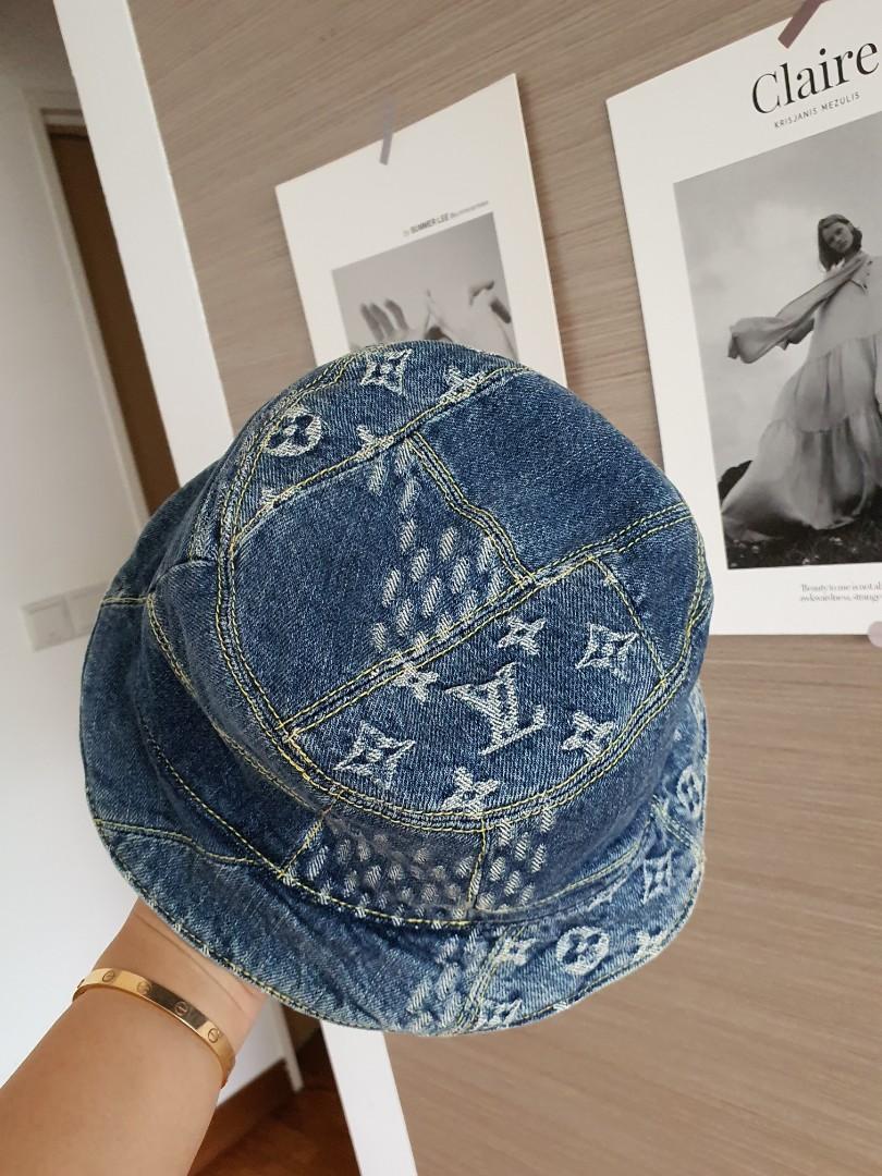 Louis Vuitton, Nigo Damier Giant Wave Monogram Sun Hat