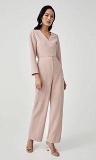 Love Bonito Kaleigh Straight Leg Pants in Blush