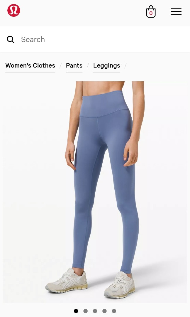 New with Tag Lululemon Align Pant 25 7/8 Length size 4 Water Drop Blue NWT  