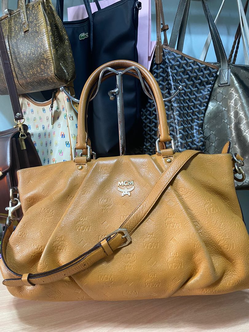 Mcm leather bag on sale