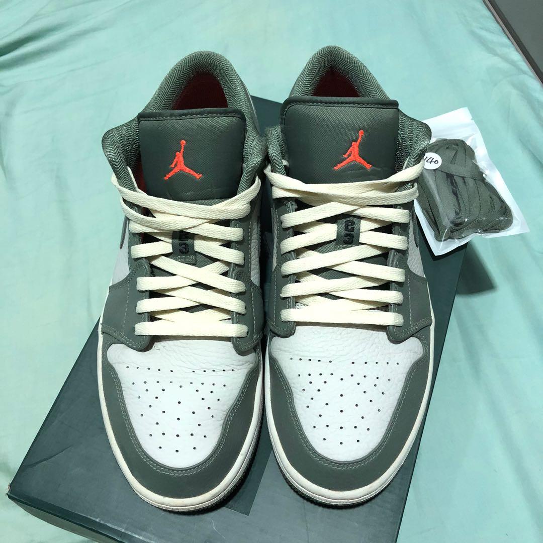 nike air jordan 1 low military green