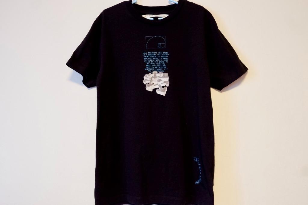 Off-White Golden Ratio Tee 99% New!!, Men'S Fashion, Tops & Sets, Tshirts &  Polo Shirts On Carousell