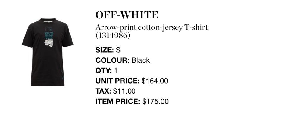 Off-White Golden Ratio Tee 99% New!!, Men'S Fashion, Tops & Sets, Tshirts &  Polo Shirts On Carousell