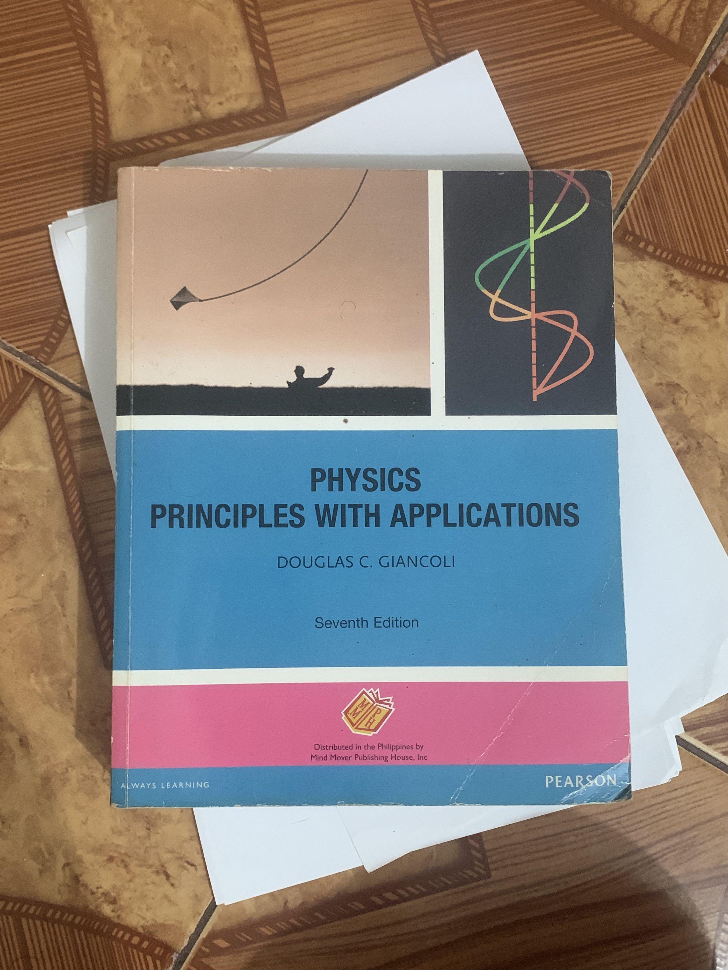 Pearson Physics Principles with Application 7th edition (Category: Textbooks) located in General Trias. Submitted by samwhere (Listing ID 1106302342, Image 1). Description: - 8/10 condition - signs of usage visible on the book cover..