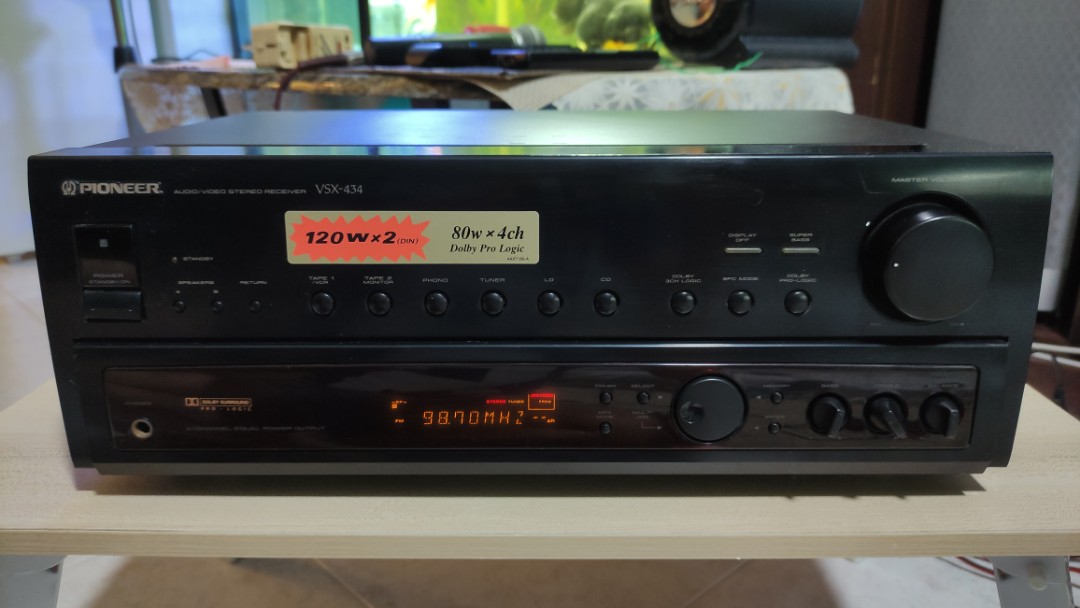 PIONEER VSX 434 Amplifier (with Remote Control), Audio, Soundbars ...