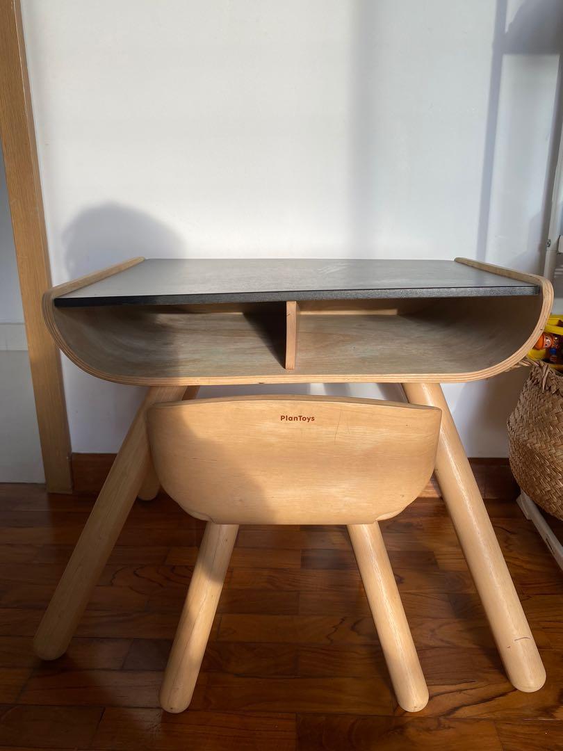 Plan toys desk and chair deals