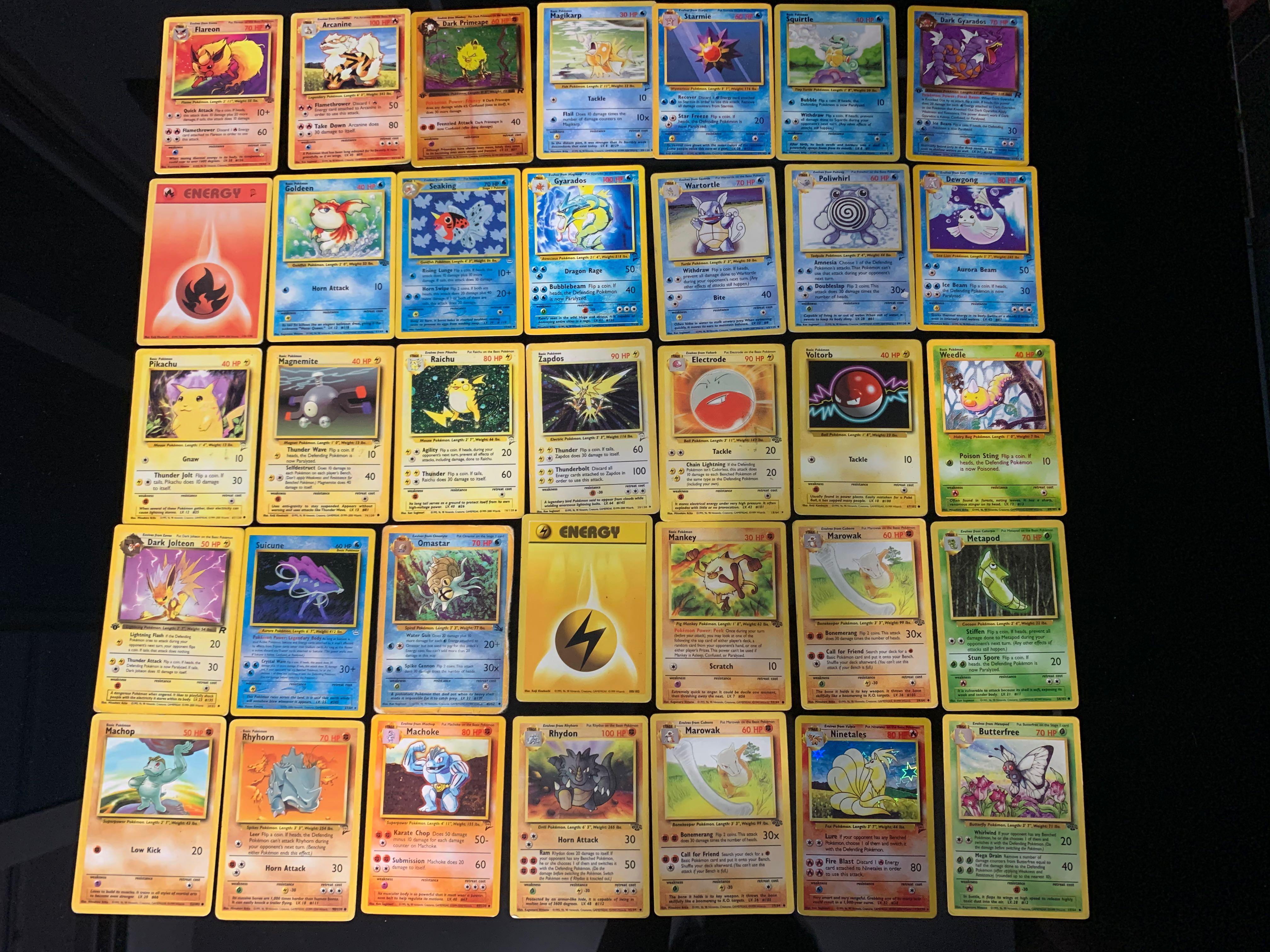 Vintage Pokemon Trading Cards, Hobbies & Toys, Memorabilia