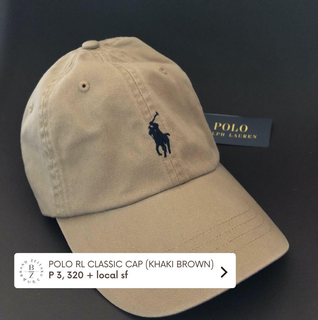 Polo ralph lauren cap khaki top