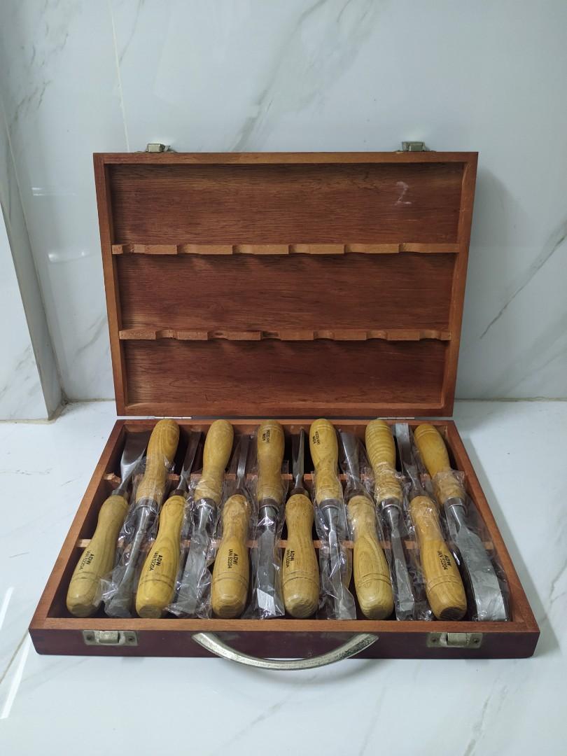 Powerfix wood cheap carving tool set