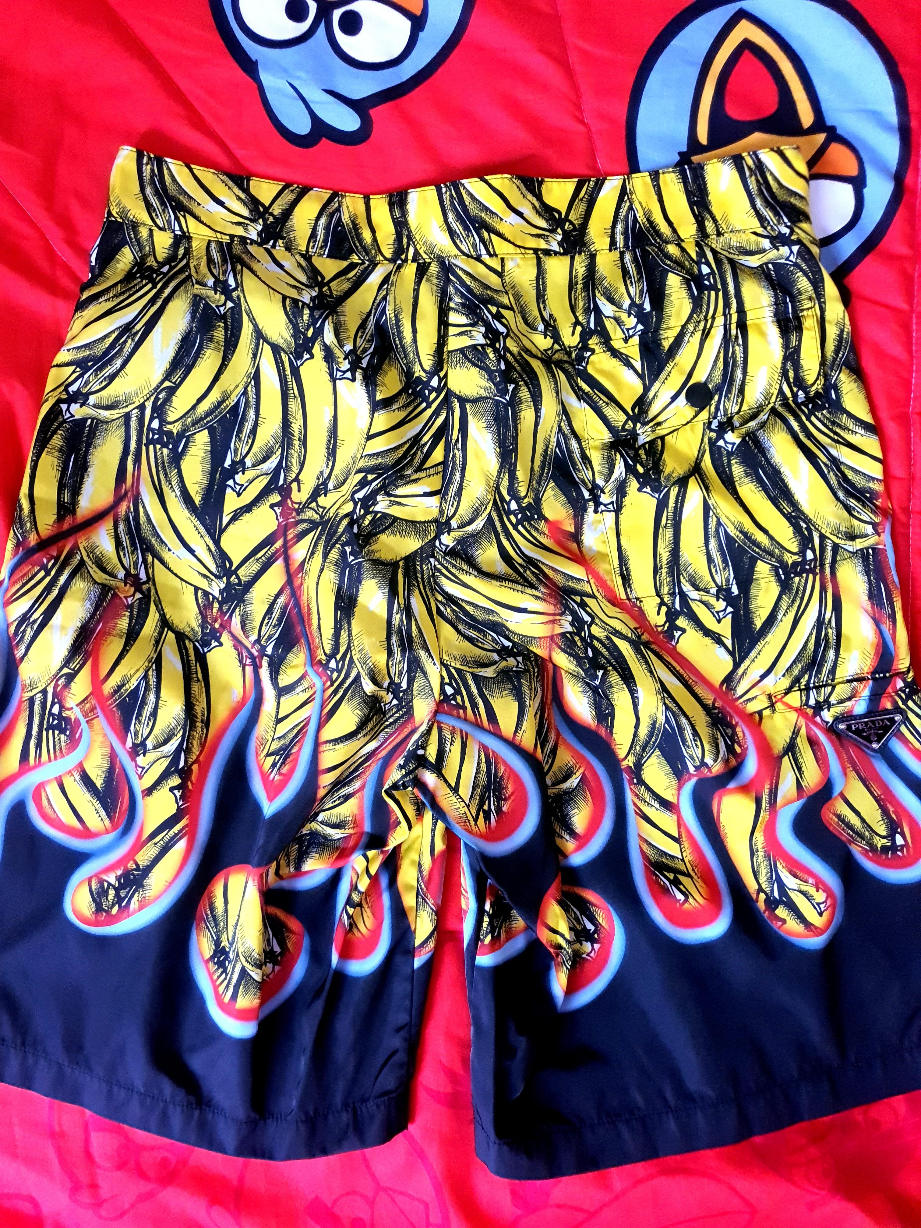 Prada flame shorts sales