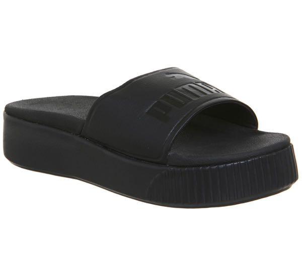 puma platform sliders