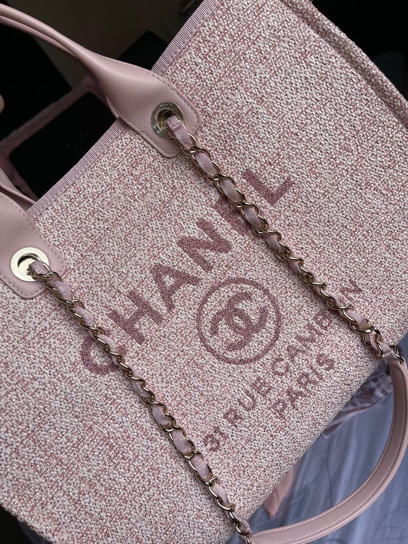 Rare- 2021 Chanel Deauville Pink Tweed Full Set with original receipt