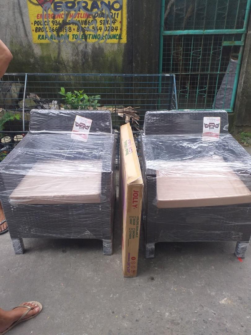 RATTAN SALA SET JOLLY, Furniture & Home Living, Furniture, Sofas on