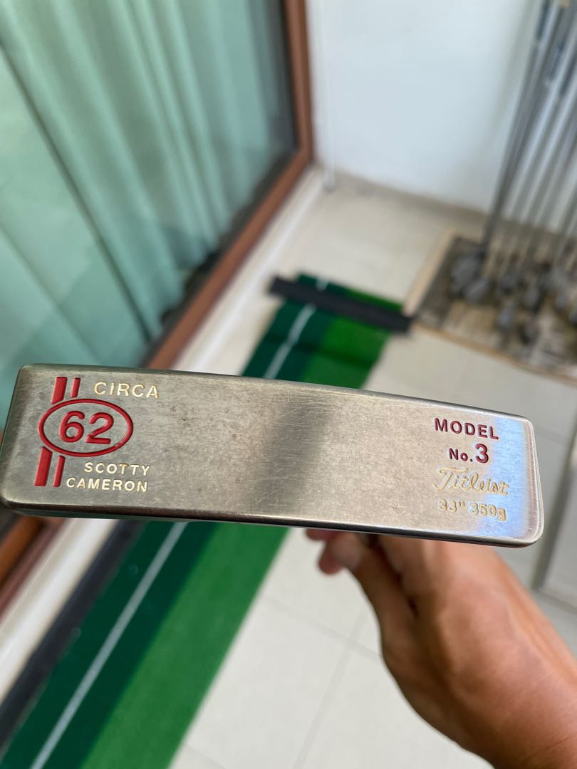 Putter Scotty Cameron CIRCA62 N°3 34 Pouces (droitier) - Occasion, Acier Traité Bleui
