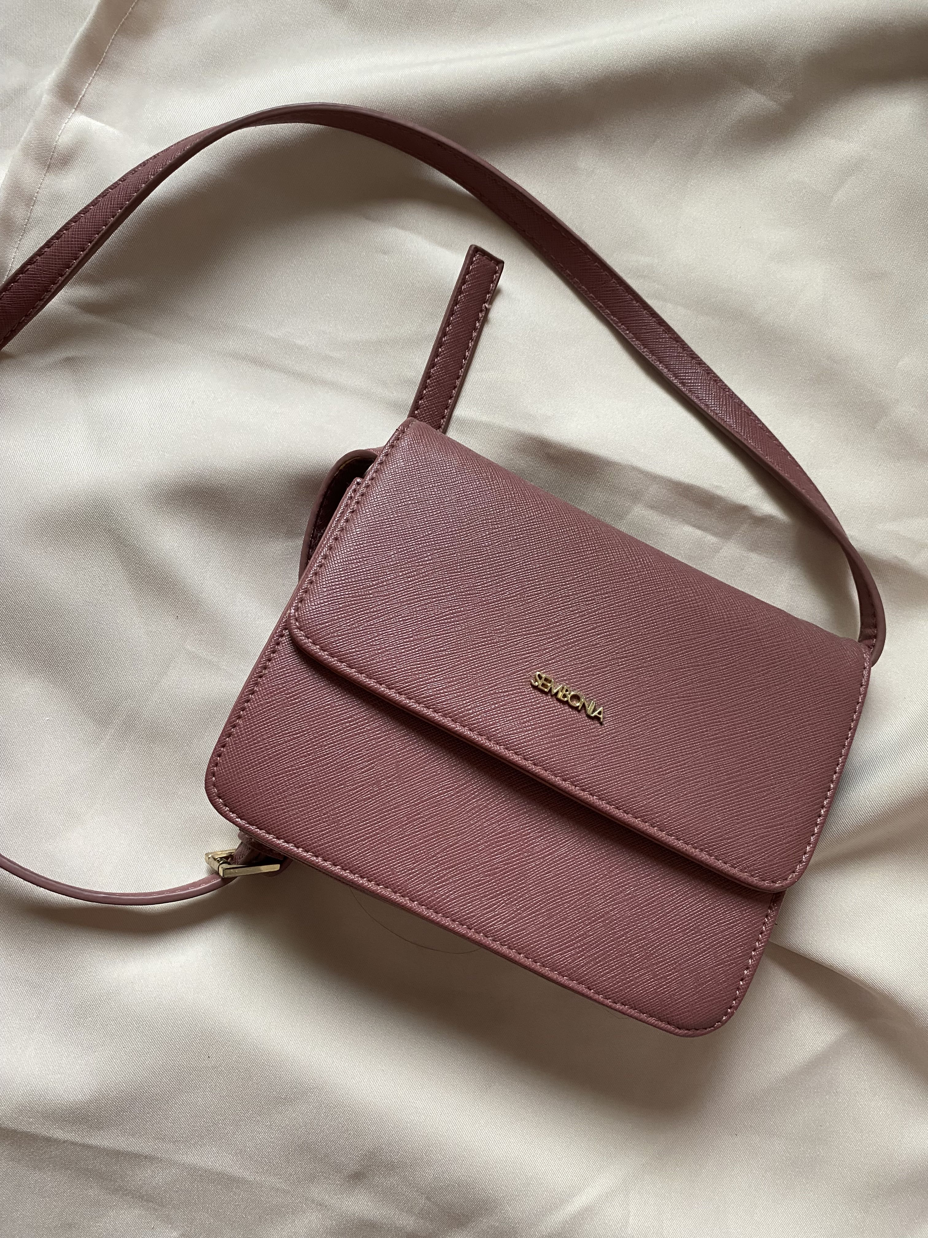 Sembonia synthetic leather satchel clearance bag