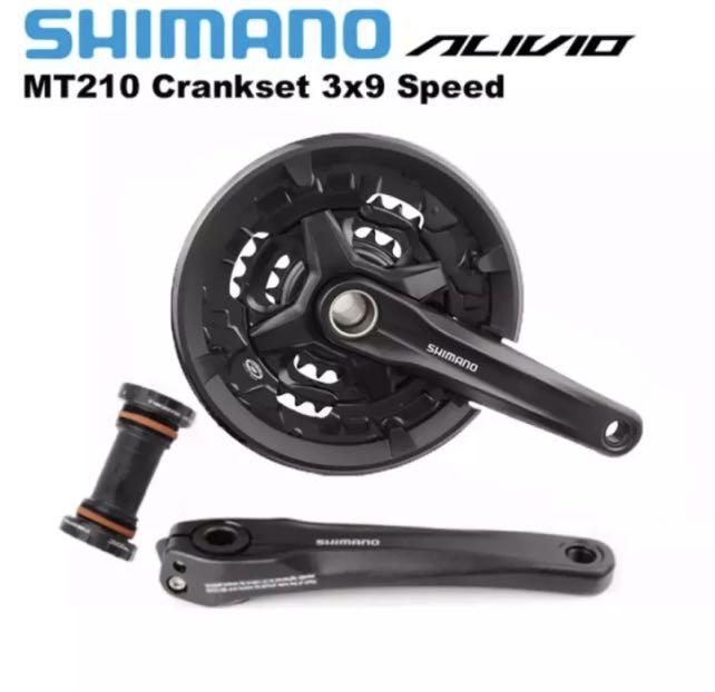Shimano Alivio FC MT210 Crankset Sports Equipment Bicycles Parts Parts Accessories on Carousell