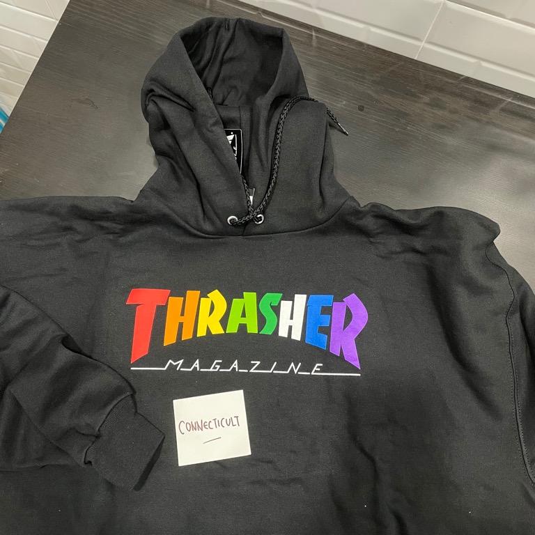 Size XL THRASHER Hoodie in Black