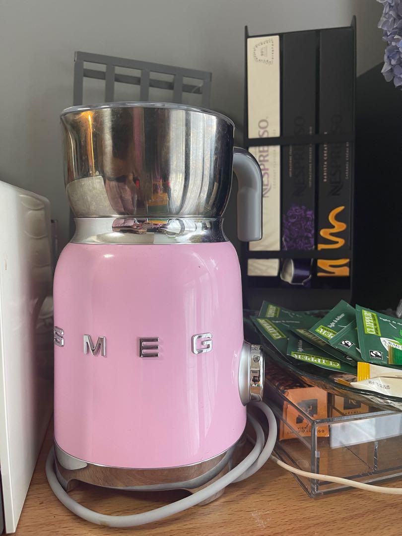 Smeg Milk Frother - Pink