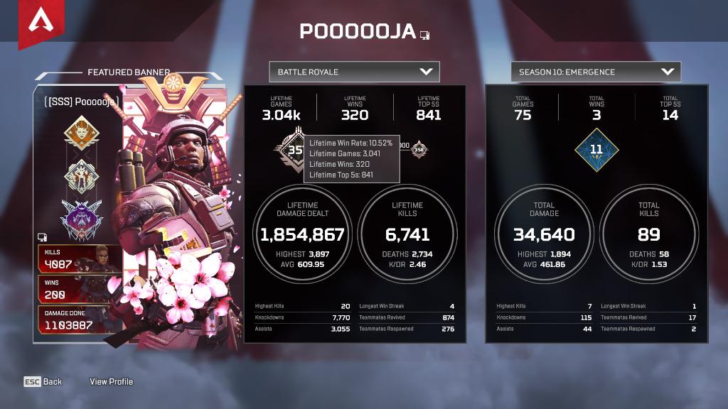 [Stacked Apex Account] Bangalore & Bloodhound Heirloom Account, Video