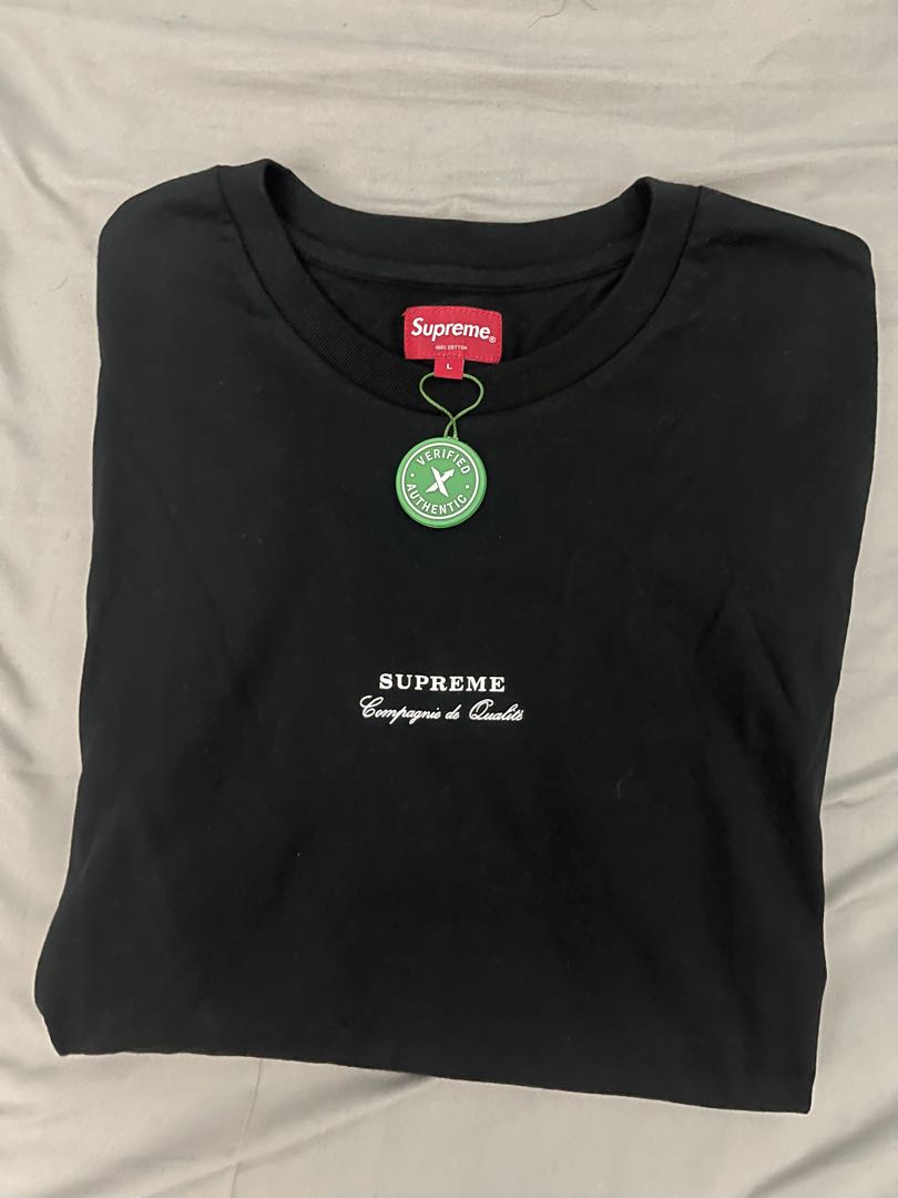 全新Supreme Qualite Tee (L), 男裝, 外套及戶外衣服- Carousell