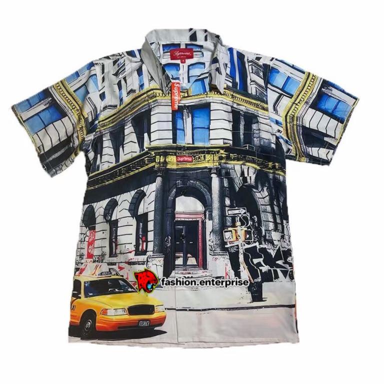 Supreme SS21 190 Bowery Rayon S/S Shirt, Men's Fashion, Tops