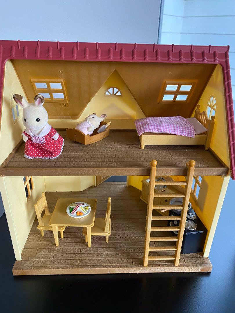 Sylvanian families rabbit house best sale