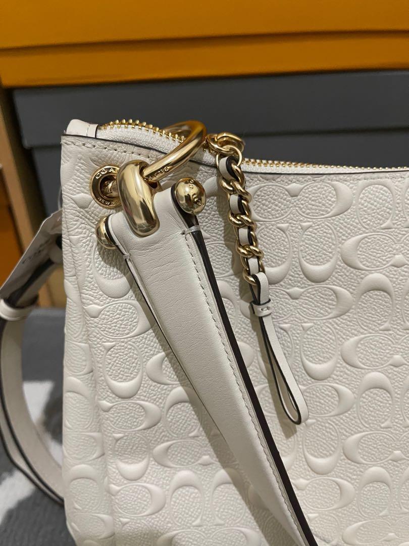 Tas coach mia signature authentic white