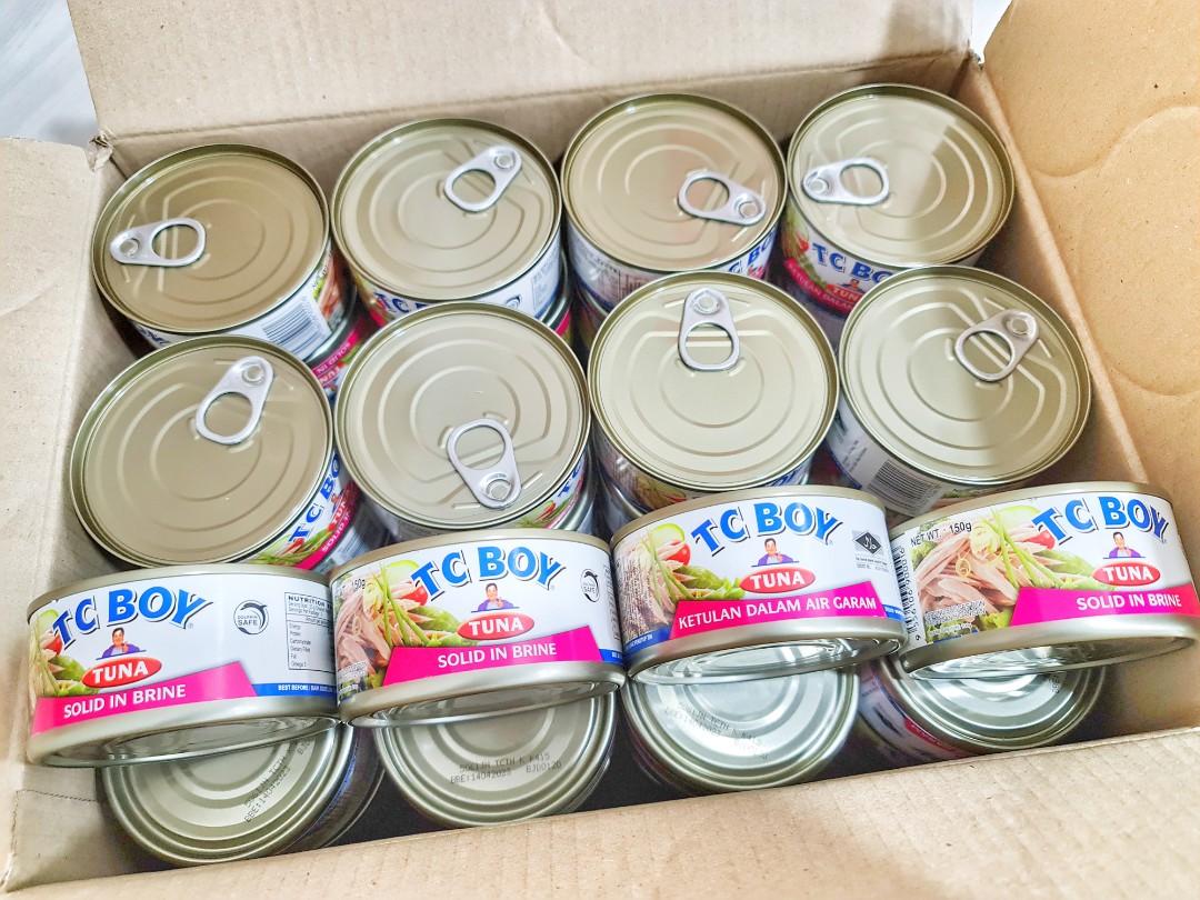 Tc Boy Tuna In Brine Salt Water Food Drinks Packaged Instant Food On Carousell