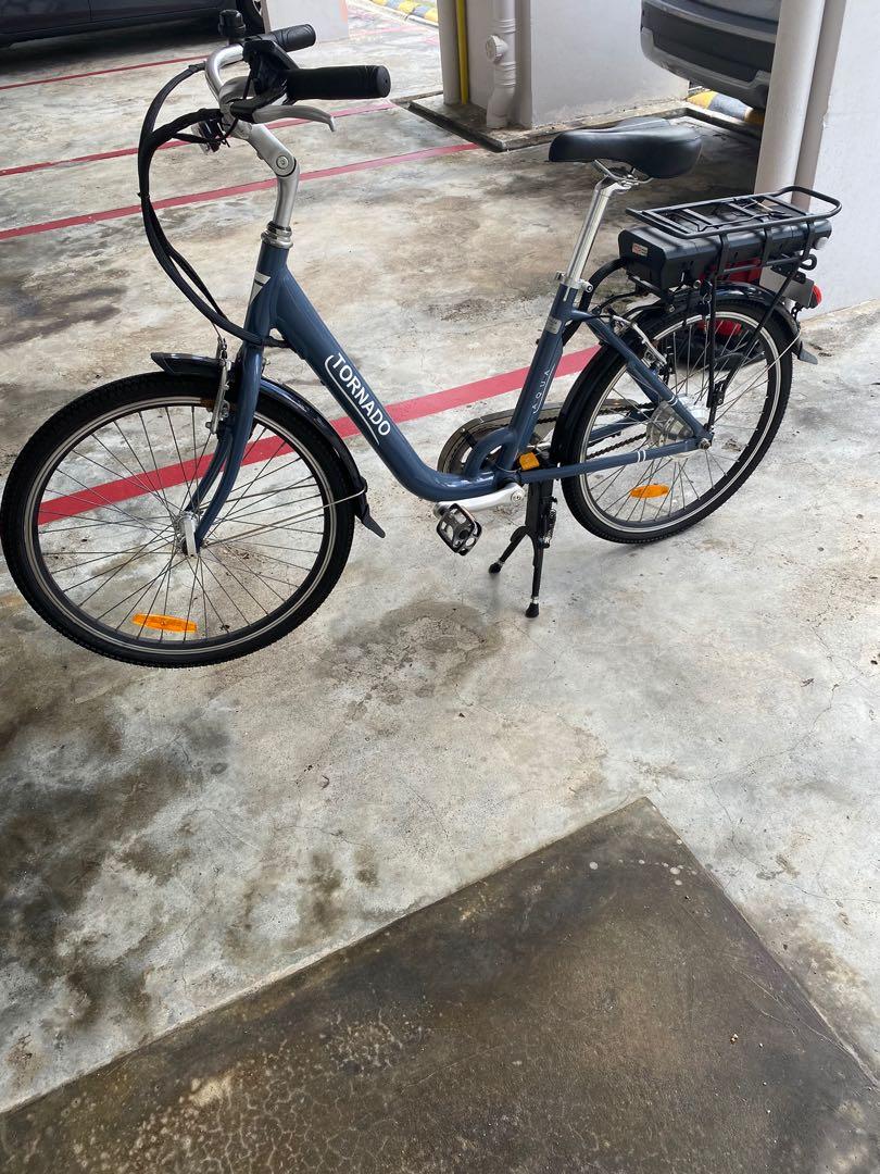 Tornado aqua electric clearance bicycle